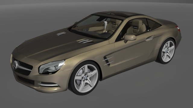 mercedes benz sl 2013 3D 모델 .c4d .max .obj .3ds .fbx .stl .blend 