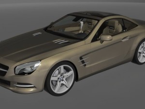 mercedes benz sl 2013 Model 3D