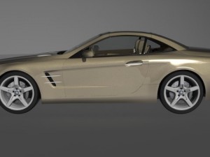 mercedes benz sl 2013 3D 모델