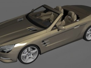 mercedes benz sl 2013 3D 모델