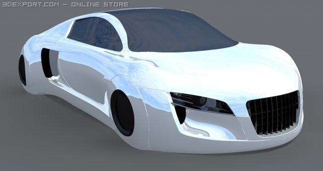 audi rsq 3D 모델 .c4d .max .obj .3ds .fbx .stl .blend 