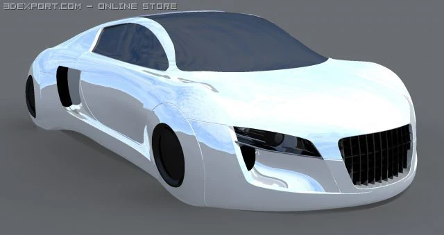 audi rsq Modelo 3D .c4d .max .obj .3ds .fbx .stl .blend 