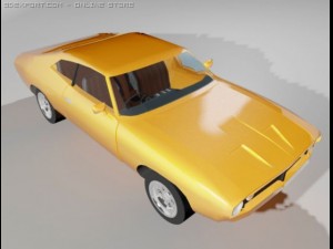 ford falcon xb 351 gt coupe 1973 Modello 3D