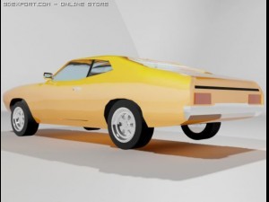 ford falcon xb 351 gt coupe 1973 3D Model