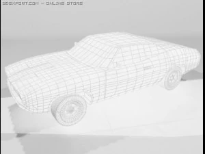 ford falcon xb 351 gt coupe 1973 3D Model