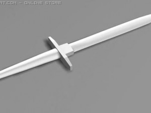 18th century sword Model 3D