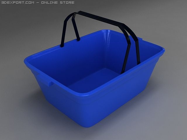shopping cart 3Dモデル .c4d .max .obj .3ds .fbx .stl .blend 