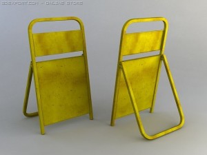 advertising board 3D Модель
