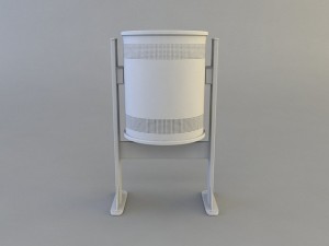 garbage can Model 3D