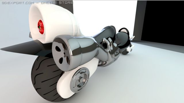 next gen motorcycle Modello 3D .c4d .max .obj .3ds .fbx .stl .blend 
