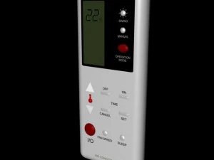 controle remoto do ar condicionado Modelo 3D
