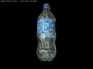 glass bottle Modelo 3D