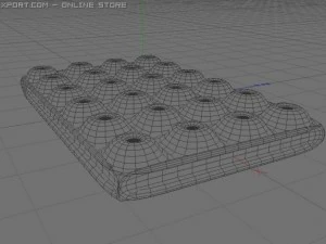 uma barra de chocolate recheada com cerejas Modelo 3D