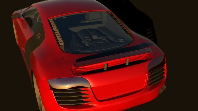 audi r8 3D Model .c4d .max .obj .3ds .fbx .stl .blend 
