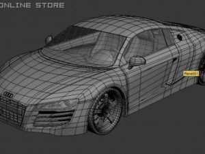 audi r8 3D Model