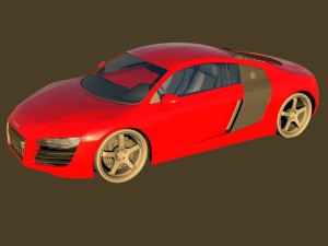 audi r8 3D Model