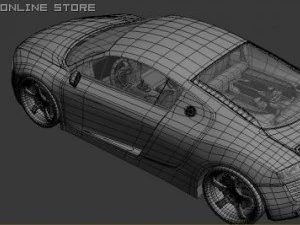 audi r8 3D Model