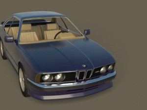 bmw m6 e24 3D Model