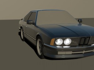 bmw m6 e24 3D-Modell