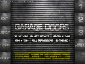 uic grunge garage door textures vol1 Texturas CG
