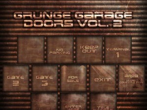 uic grunge garage door textures vol2 Texturas CG