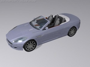 aston martin db9 2005 3D मॉडल