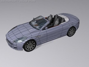 aston martin db9 2005 Modello 3D