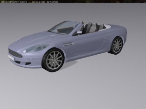 aston martin db9 2005 Modello 3D