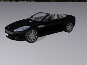 aston martin db9 2005 Modello 3D
