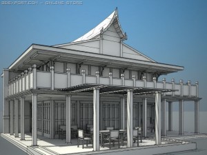 villa 3D मॉडल