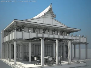 villa 3D Model