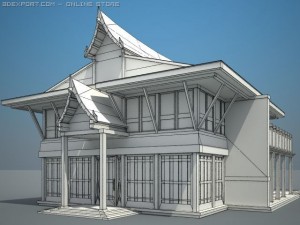 villa 3D मॉडल