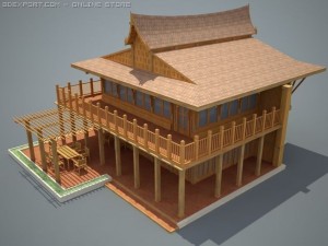 villa 3D मॉडल