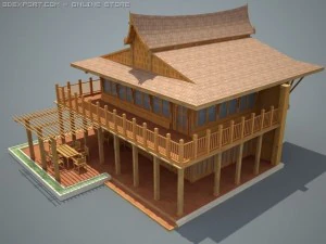 villa 3D Model