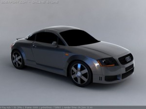 audi tt coupe 3D-Modell