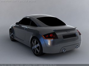 audi tt coupe 3D Model