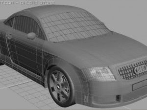 audi tt coupe 3D Model