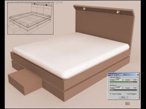 ł&oacute;żko Model 3D