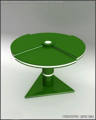 coffee table Modello 3D .c4d .max .obj .3ds .fbx .stl .blend 
