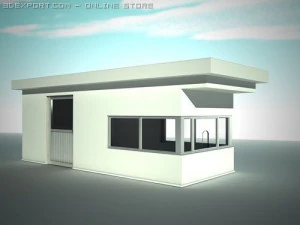 경비실 3D 모델