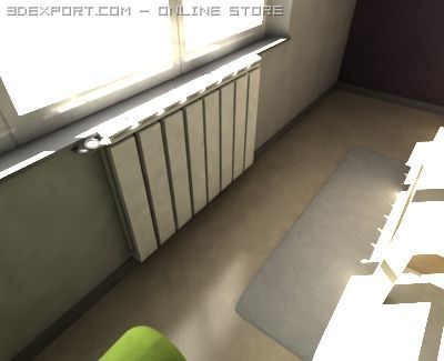 radiator 3D Model .c4d .max .obj .3ds .fbx .stl .blend 