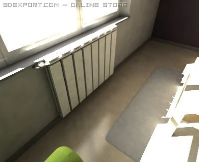 radiator 3D Model .c4d .max .obj .3ds .fbx .stl .blend