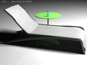 chaise longue 3D Model