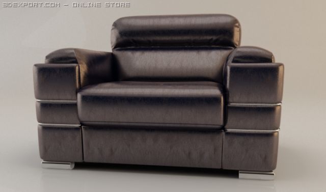 armchair Modèle 3D .c4d .max .obj .3ds .fbx .stl .blend 