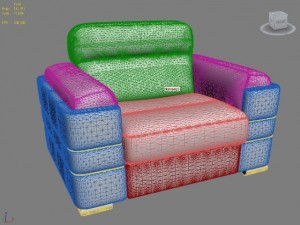 armchair Modèle 3D