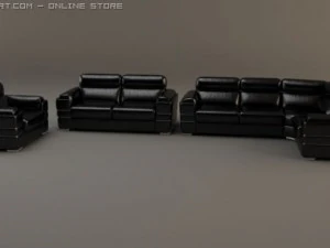 sofa and armchair 3D Model