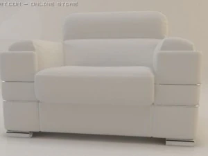 sofa and armchair 3D Model