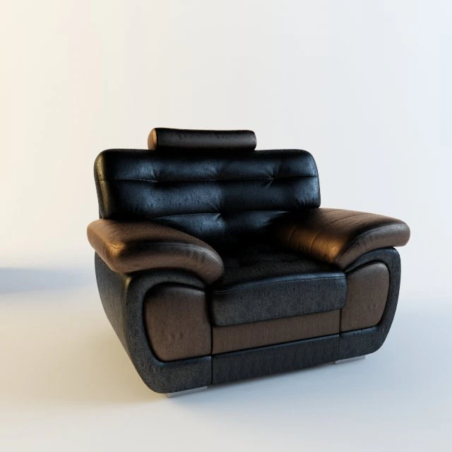armchair 3D Model .c4d .max .obj .3ds .fbx .stl .blend 