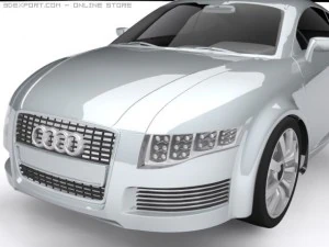 audi nuvolari 3D Model
