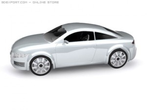 audi nuvolari 3D Модель